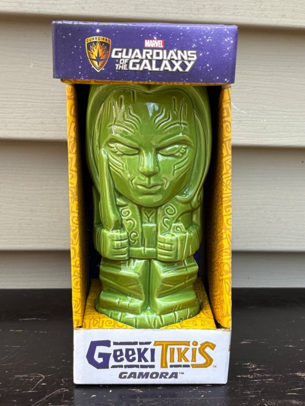 Marvel Guardians Of The Galaxy Geeki Tikis Gamora Ceramic Tiki Mug Green